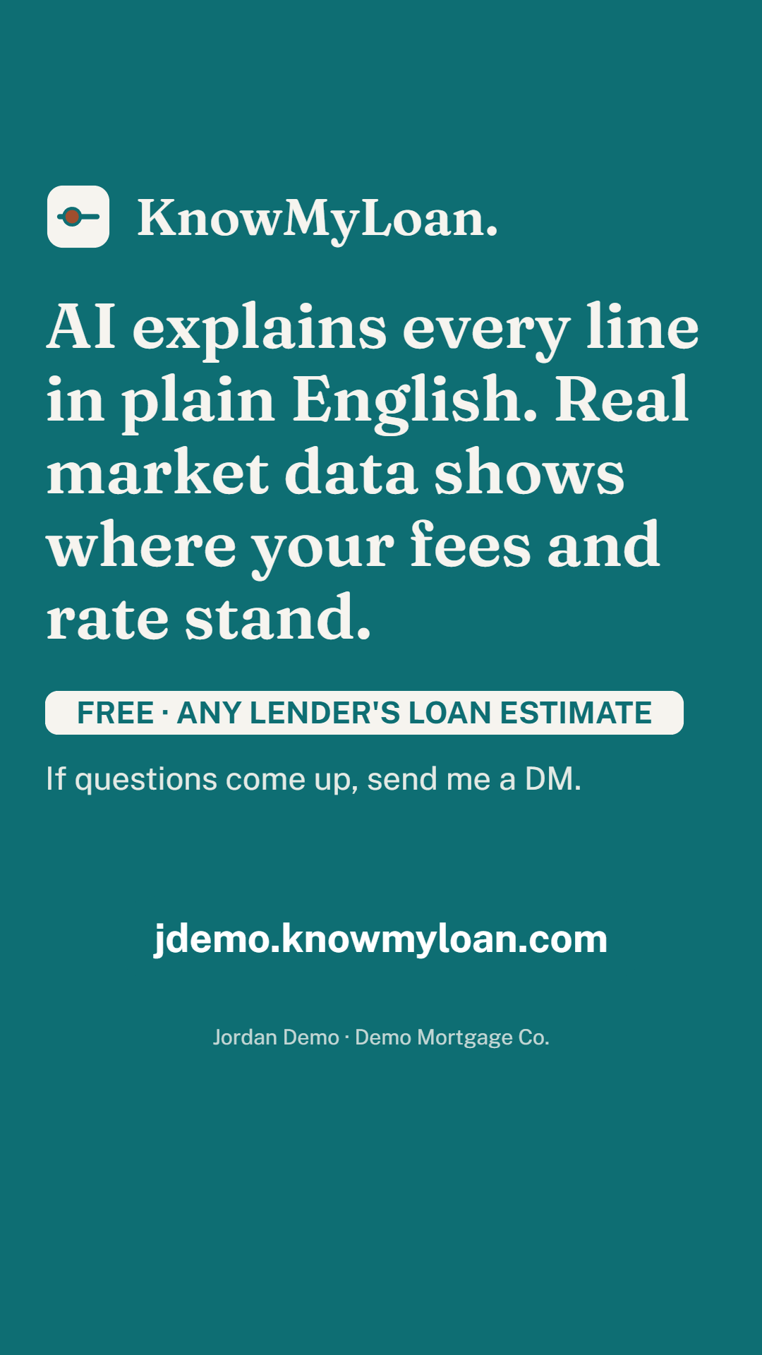 Story template: AI explains every line in plain English, send me a DM
